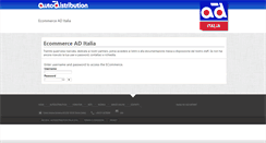 Desktop Screenshot of ecommerce.autodistribuzioneitalia.com